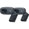 Image de Logitech Pack Duo C270 HD-Webcam (1 Mpx), Webcam, Noir