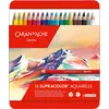 Image de Caran d'Ache, Écriture + dessin, Supracolor Aquarelle Metallschachtel (18x)