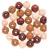 Image de Glorex Perles bois 10mm 47p. multicol FSC