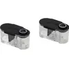 Image de Jura J8 Embout pour sirop (EA) Lot de 2, Ustensile de cuisine : accessoires, Noir, Transparent