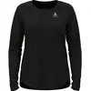 Image de Odlo, Femmes, T-shirt fonctionnel, T-shirt à col ras du cou l/s ZEROWEIGHT CHILL-T (L), Noir, L