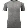 Image de Odlo, Femmes, T-shirt fonctionnel, T-shirt à col ras du cou s/s ESSENTIAL SEAMLESS (XS), Gris, XS
