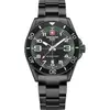 Image de Swiss Alpine Military, Montre, 7029.1174 Raptor Montre homme 42mm 10ATM, Noir, (Montre de sport, 42 mm)