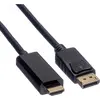 Image de Roline DisplayPort   HDMI (Typ A) (3 m), Câble vidéo, Noir