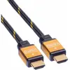 Image de Roline HDMI (Typ A)   HDMI (Typ A) (1 m), Câble vidéo, Or, Noir