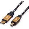 Image de Roline Gold USB 2.0 (4.50 m, USB 2.0), Câble USB