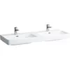 Image de Laufen, Lavabo, lavabo double PRO S 1300x460mm avec trop-plein sans robinetterie blanc (460 mm, 1300 mm)