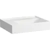 Image de Laufen, Lavabo, Lavabo KARTELL 600x460mm vasque à gauche ou vasque à l'italienne blanc LCC (460 mm, 600 mm)
