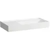 Image de Laufen, Lavabo, Lavabo KARTELL 900x460mm vasque à gauche ou vasque à l'italienne blanc LCC (460 mm, 900 mm)