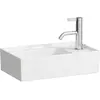 Image de Laufen, Lavabo, Lave-mains KARTELL 460x280mm avec accoudoir à droite ou au sol 1 HL-ref. blanc (280 mm, 460 mm)