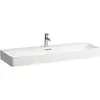 Image de Laufen, Lavabo, Lavabo VAL 1200x420mm m ÜL 1 HL-exécution blanc (420 mm, 1200 mm)
