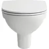 Image de ROCA, Cuvette toilettes + bidet, PRO PACK WC suspendu H 82096 0 blanc