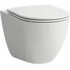 Image de Laufen, Cuvette toilettes + bidet, WC suspendu PRO chasse d'eau basse position, 4,5 / 3 l LCC blanc