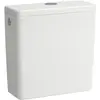 Image de Laufen, Réservoir de chasse d'eau, Réservoir de chasse LUA raccord mural arrière central blanc