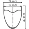 Image de Dt Swiss Roue Arrière De Route T 1800 Classic Tubeless