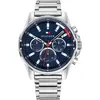 Image de Tommy Hilfiger, Montre, Mason, Argent, (Montre analogique, 45 mm)