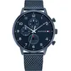 Image de Tommy Hilfiger, Montre, Leonard, Bleu, (Montre analogique, 44 mm)
