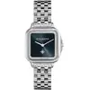 Image de Olivia Burton, Montre, Womens Analogue Quartz Watch with Stainless Steel Bracelet 24000083 Blue Bracelet Blue strappy, Bleu, (Horloge analogique, 32 mm)