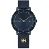 Image de Tommy Hilfiger, Montre, - Tea 1782740, Bleu, Blanc, Marron, Argent, (Horloge analogique, 40 mm)