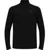 Image de Odlo, Hommes, T-shirt fonctionnel, Essential 1/2 Zip (M), Noir, M