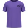 Image de Odlo, Hommes, T-shirt fonctionnel, Essential Print-T-Shirt Crew Neck S/S (M), Violet, M
