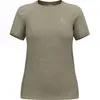 Image de Odlo, Femmes, T-shirt fonctionnel, Women's T-Shirt S/S Crew Neck Essential Seamless (L), Multicolore, Vert, L
