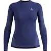 Image de Odlo, Femmes, T-shirt fonctionnel, Performance Warm Base Layer Langarmshirt (XL), Bleu, Violet, XL