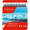 Image de Caran d'Ache, Écriture + dessin, Fibralo Brush Metallschachtel (15x)