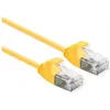 Image de Roline Câble patch UTP DataCenter cat.6A, LSOH, slim, jaune, 1 m (UTP, CAT6a, 1 m), Câble réseau