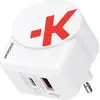 Image de Skross Euro USB Charger AC65PD + USB-C cable (65 W), Chargeur USB, Blanc