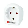 Image de Adaptateur secteur Skross Europe vers Royaume-uni blanc