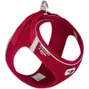Image de Curli Magnetic Vest Harnais pour chien Air-Mesh Rouge L (L, Chien, Général), Collier + laisse