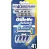 Image de Gillette, Lame de rasoir, Sensor3 rasoir jetable x4 (4 x)