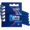 Image de Gillette, Rasoir, Blu II Chronium Coating Set de rasoirs jetables 5 pièces