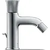 Image de Duravit, Robinetterie de salle de bains, Mitigeur monocommande pour bidet. WHITE TULIP avec vidage à tirette chromé