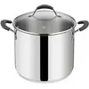 Image de Lagostina Pot de trempe avec couvercle en verre Acier, Poêle + casserole, Argent