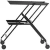 Image de Alessi, Desserte, Chariot de service pliable noir