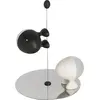 Image de Alessi Lilliput, Moulin à poivre + moulin à sel, Blanc, Noir, Argent