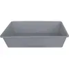 Image de Zolux Bac 1 40x30x10 gris, Bac à litière pour chat