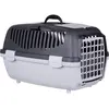 Image de Zolux Transporter GULLIVER 2 avec tambour en plastique gris clair / gris foncé (Chat, Chien), Transport d'animaux