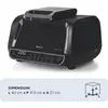 Image de Ariete Gril Airfryer, Friteuse, Noir, Gris