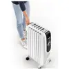 Image de De'Longhi Delonghi TRD50615 Ölradiator, Radiateur, Blanc, Noir