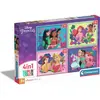 Image de Clementoni Puzzle Princess 4in1 (12 pièces)