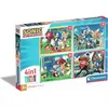 Image de Clementoni Puzzle Sonic, 4in1 (12 pièces)
