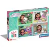 Image de Clementoni Puzzle Gabby's Dollhouse 4in1 (12 pièces)