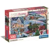 Image de Puzzle Christmas Train Clementoni 500 pièces
