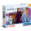 Image de Clementoni Frozen Puzzle 12 cubes (12 pièces)