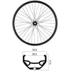 Image de Mvtek Roue Arrière De Vtt 29´´ Disc Tubeless