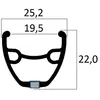 Image de Mvtek Jante 650B - 27.5'' 36H