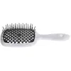 Image de Brosse + peigne, Janeke Superbrush Brosse à cheveux pour démêler les cheveux noir et blanc
